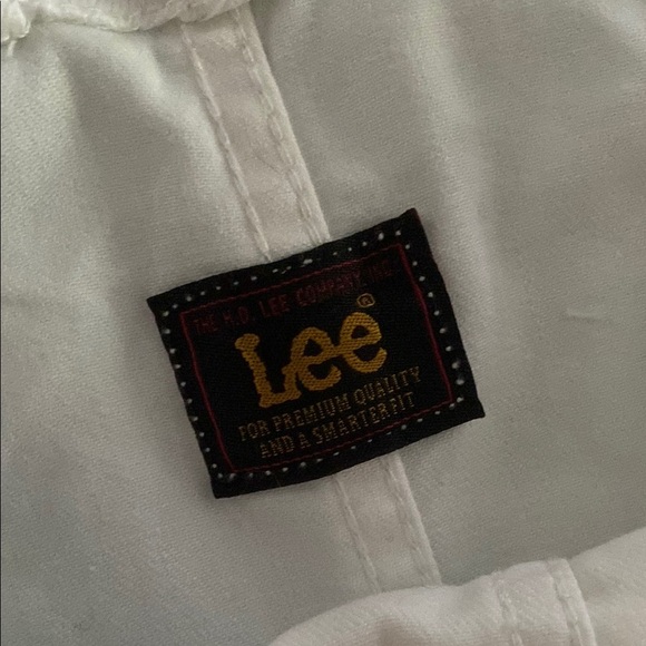 Lee Women's White Denim Overalls - Picture 2 of 6